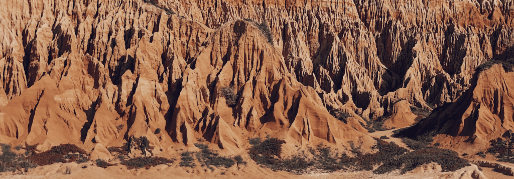 Photo of sand dunes.